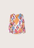 Blusa Kate in satin MARRONE SUGHERO Donna immagine n. 4