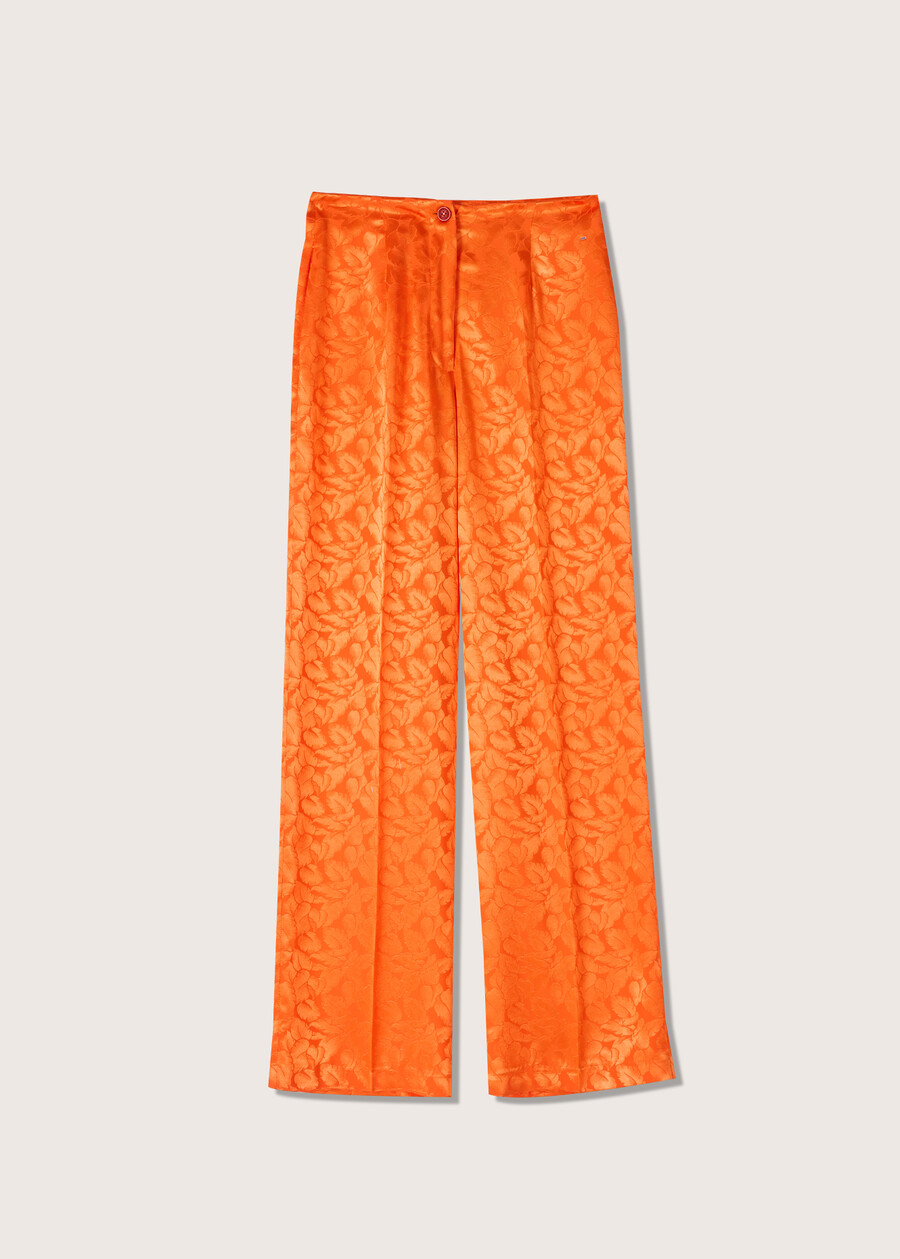 Pantaloni Emilya in satin ARANCIO SUNRISE Donna , immagine n. 5