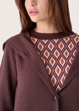 Cardigan Cecil in maglia MARRONE CASTAGNA Donna immagine n. 3