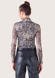 Maglia Sonic in tessuto mesh BLU GRAFITE Donna immagine n. 3