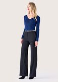 Pantalone Ashley in cady NERO BLACK Donna immagine n. 2