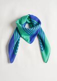Silla striped pattern foulard BLU Woman image number 2