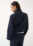 Fanny cropped sweatshirt BLU Woman image number 3