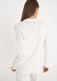Cardigan Gianitoba modello blazer BLU NAVYBIANCO BURRO Donna immagine n. 3
