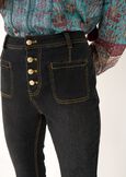 Jeans Jacqueline con cuciture NERO Donna immagine n. 3