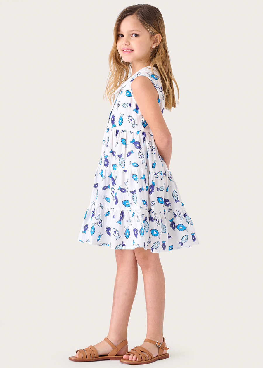 Abito Annie per bimba in 100% cotone BIANCO Donna , immagine n. 2