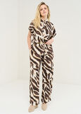 Camicia Cecil in rayon stampato MARRONE Donna immagine n. 4