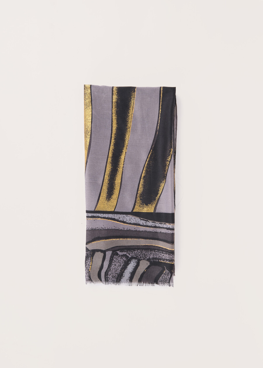 Selma golden coating scarf, Woman  , image number 1
