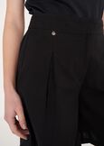 Bermuda Bondie in cotone e lino NERO BLACK Donna immagine n. 3