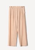 Pantaloni Penny in viscosa e lino
 BEIGE DOESKIN VERDE ALGA Donna immagine n. 5