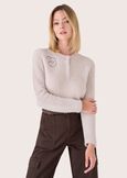 Maglia Macra girocollo BEIGE CREAM Donna immagine n. 1
