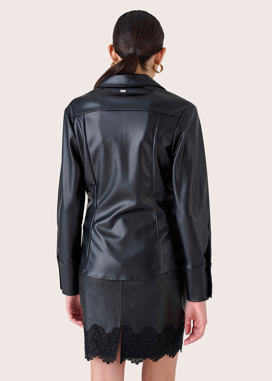 Camicia Calimba in ecopelle NERO BLACK Donna , immagine n. 4
