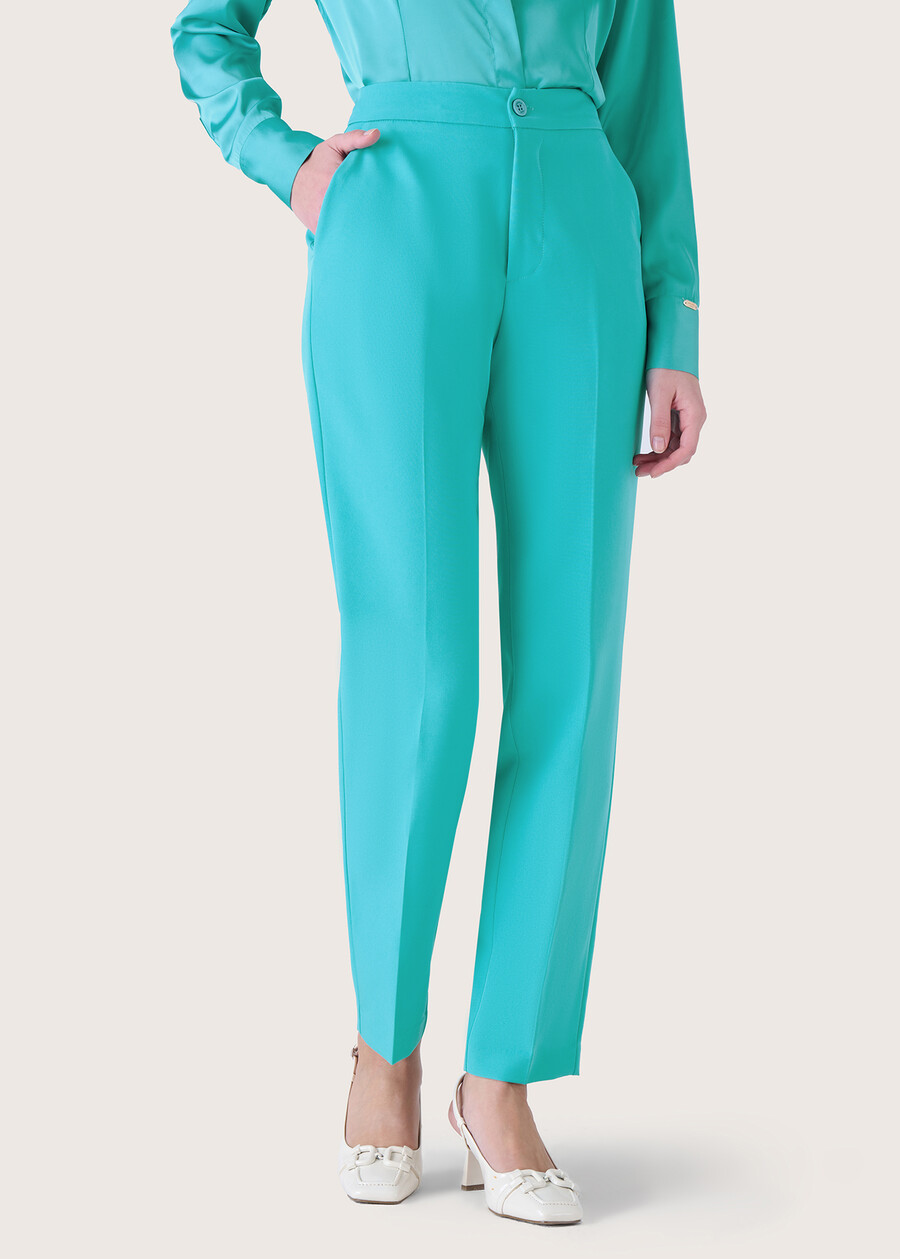 Alice technical fabric trousers ROSA FUCSIAVERDE POLINESIA Woman , image number 2