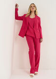 Gennifer linen blend jacket BLUROSABIANCO WHITEROSA FUCSIA Woman image number 4