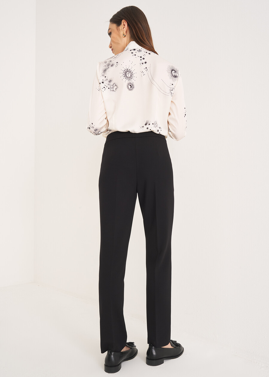 Pantalone Alice-H modello classico NERO BLACK Donna , immagine n. 5
