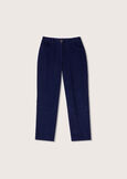 Pepa velvet trousers BLU LAGUNA Woman image number 5