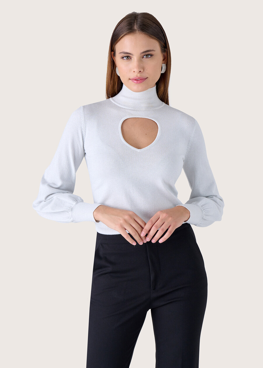 Maglia Merry con apertura a goccia BIANCO WHITE Donna , immagine n. 1