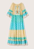 Abito lungo Angela in cotone BLU SURF Donna immagine n. 4