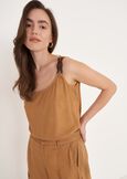 Top Thai Con Dettaglio In Legno BEIGE DUNE Donna immagine n. 1