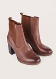 Sissi 100% genuine leather boots MARRONE VISONE Woman image number 1