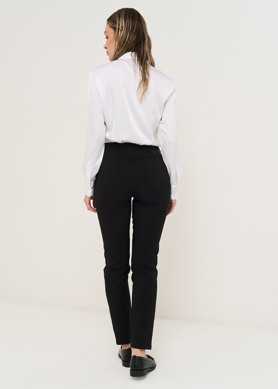 Pantaloni Kelly in tessuto tecnico NERO BLACK Donna , immagine n. 4