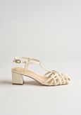 Sly medium heel mesh shoes BIANCO WHITE Woman image number 5
