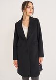 Cappotto Catrine in panno NERO BLACK Donna immagine n. 2