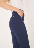 Pantalone Alice-F in screppino BLU MIDNIGHTVIOLA VINACCIA Donna immagine n. 4