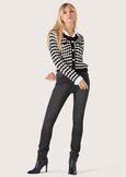 Kelly denim trousers GRIGIO DARKGREYDENI DENIM Woman image number 1