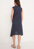 Abito Aloha In Cotone Pois BLUE OLTREMARE Donna immagine n. 3