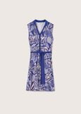 Abito giromanica Azzurra BLU Donna immagine n. 4