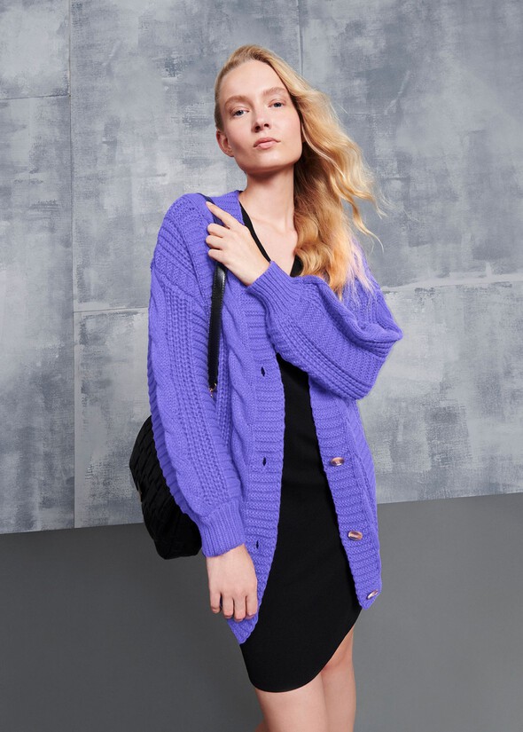 Chieti knitted cardigan VIOLA LILLY Woman null