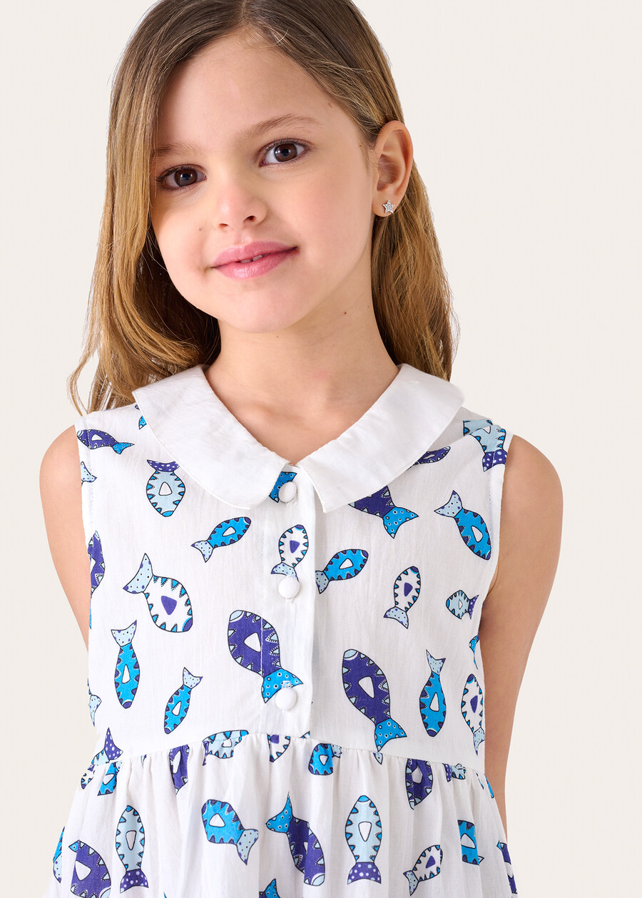 Abito Annie per bimba in 100% cotone BIANCO Donna , immagine n. 3