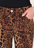 Pantalone Kate in velluto animalier MARRONE CASTAGNA Donna immagine n. 3