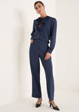 Primo cady trousers BLU MIDNIGHT Woman image number 1