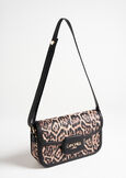 Breona Big animalier crossbody bag NERO BLACK Woman image number 2