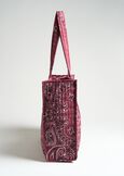 Shopping bag Bailey in cotone ROSSO BORDEAUX Donna immagine n. 3