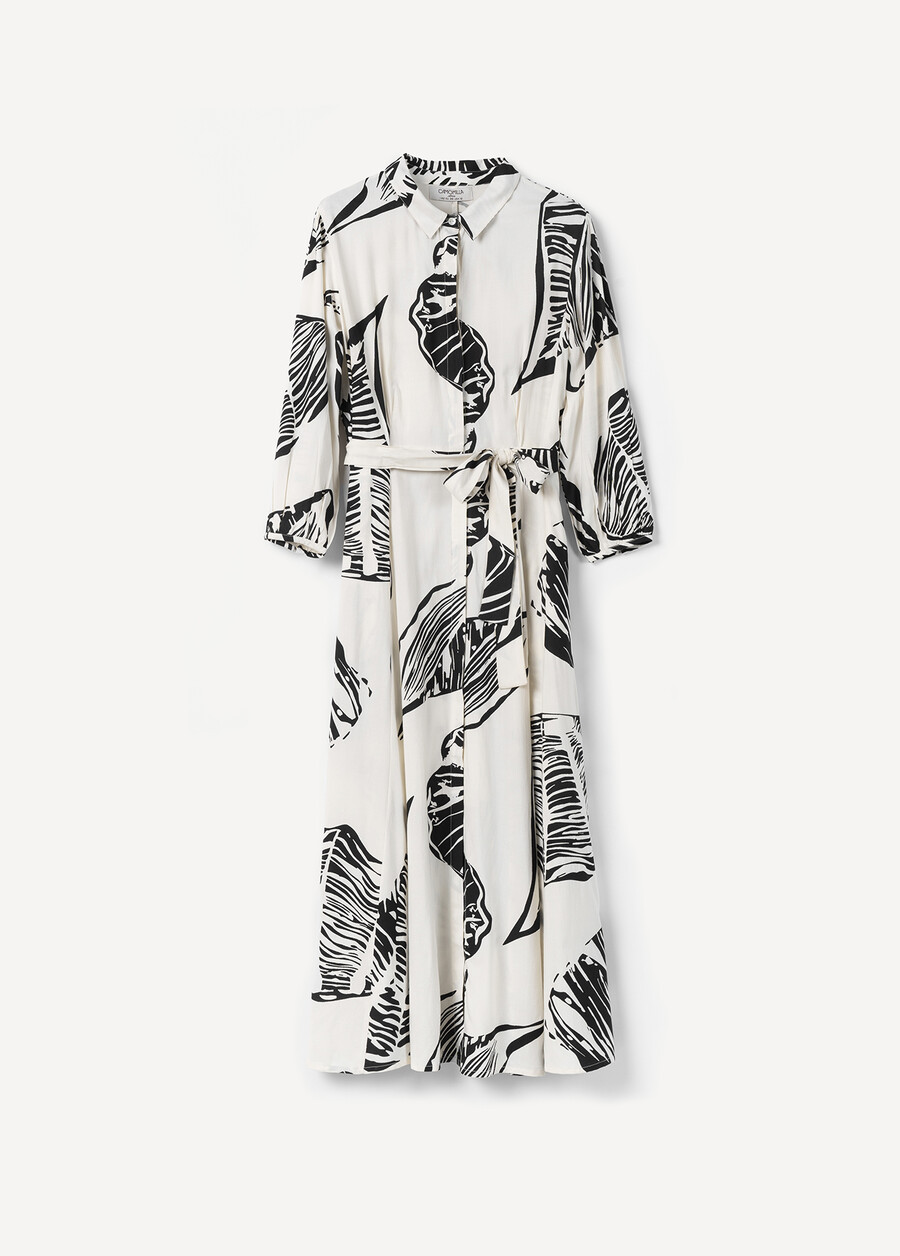 Alimba Printed Dress NERO BLACK Woman , image number 5