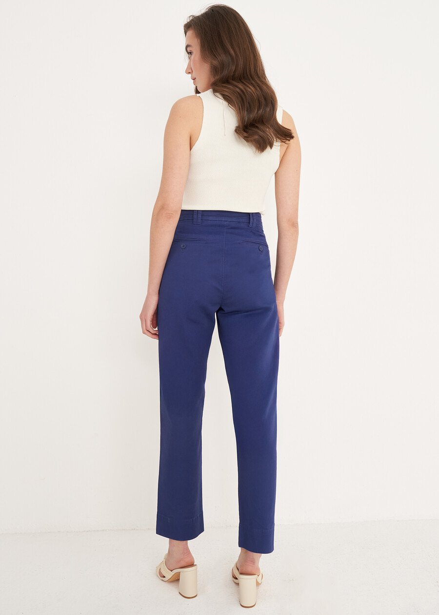 Pantaloni Puma Taglio Uomo BIANCO WHITEBLUE OLTREMARE  Donna , immagine n. 5