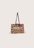 SMALL LEOPARD PRINT SHOPPER MULTICOLORE MULTICOLOR Woman image number 1