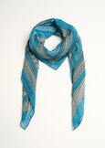 Foulard Selma fantasia block VERDEMARRONEBLU Donna immagine n. 2