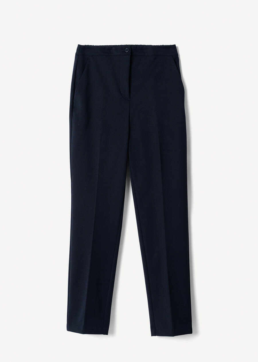 Alice-M classic trousers BLUGRIGIO TORTORA Woman , image number 5