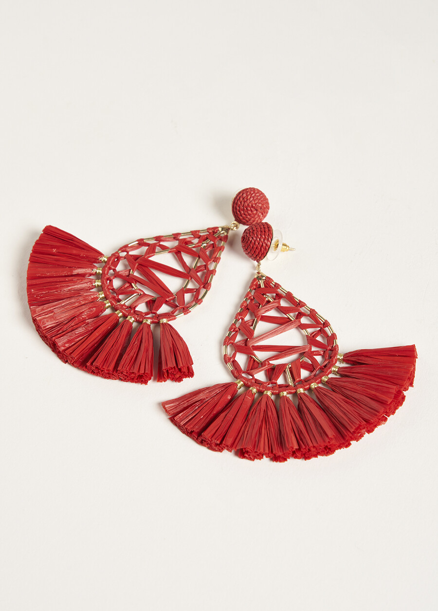 Orecchini Giza a goccia ROSSO Donna , immagine n. 2