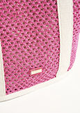 Borsa shopping Bossa in ecopelle VIOLA MAGENTAVERDE GARDEN Donna immagine n. 4