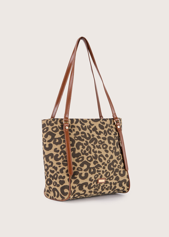 Borsa shopping Bely in jacquard  Donna null
