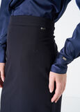 Gladys bi-stretch pencil skirt NERO BLACKBEIGE GESSOBLU Woman image number 4