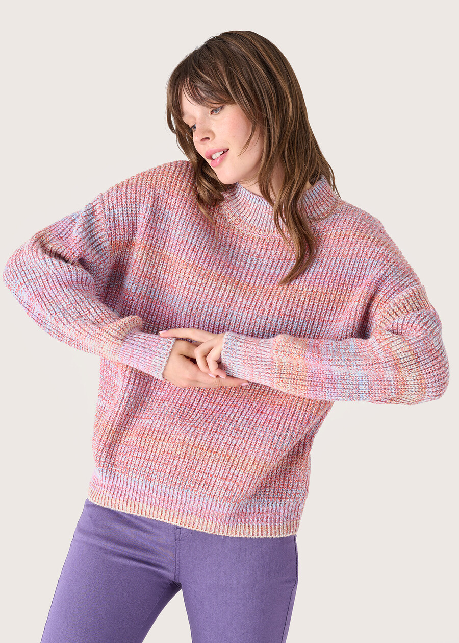 Maglia Madalyn effetto mélange ROSA PETALO Donna , immagine n. 1