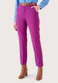 Jacquelid technical fabric trousers VIOLA IRIS Woman image number 2