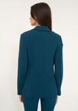 Blazer Giselle monopetto slim ROSSO BORDEAUXVERDE GARDENMARRONE Donna immagine n. 4