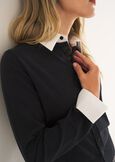 Cardigan Crazy con dettagli camicia BLUBIANCO WHITE Donna immagine n. 3